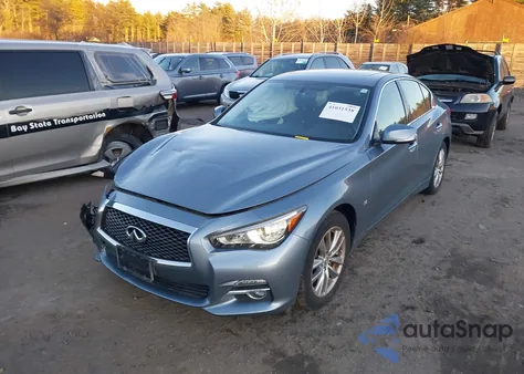 2014 Infiniti Q50 from USA, damaged, VIN JN1BV7AR4EM693836